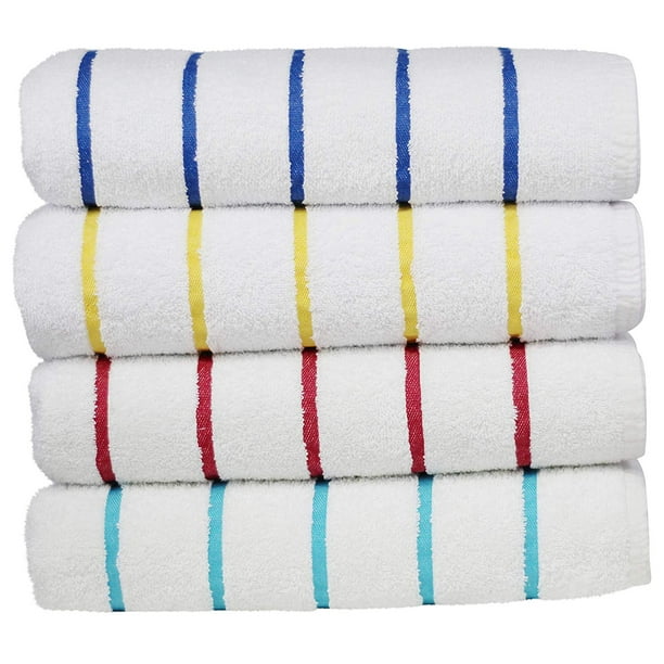 24 pack white premium cotton hotel hand towel plush 16x30 4.5# dozen pegasus